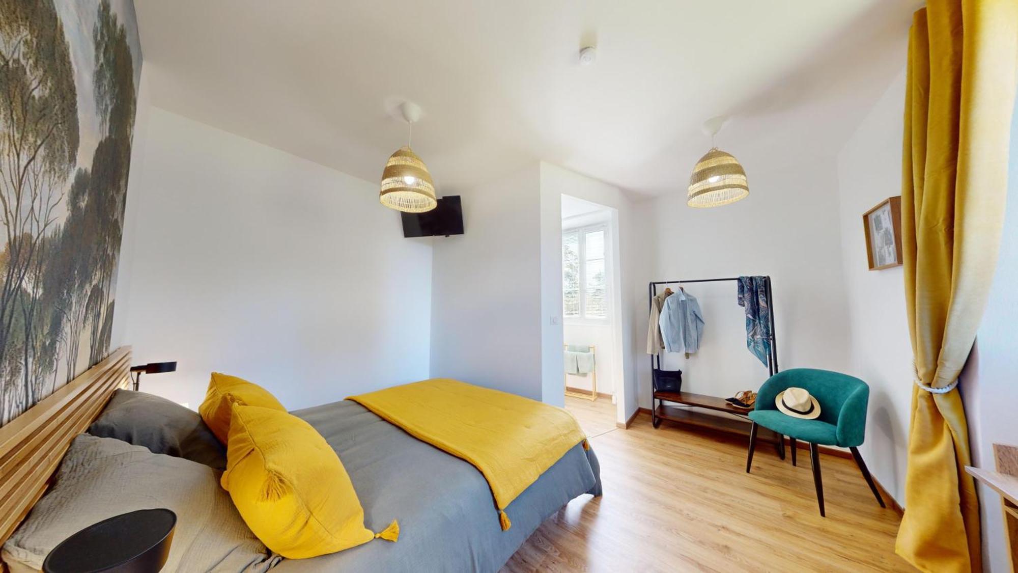 Domaine De L'Eau Partie Bed & Breakfast Carentan Ruang foto